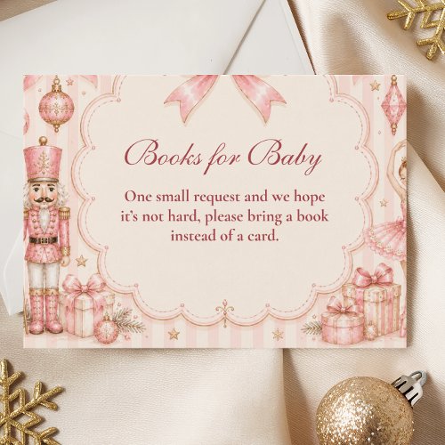 Whimsical Nutcracker Books for Baby Enclosure Card