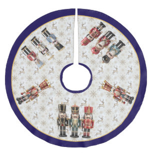 Whimsical Nutcracker Christmas Tree Skirt 
