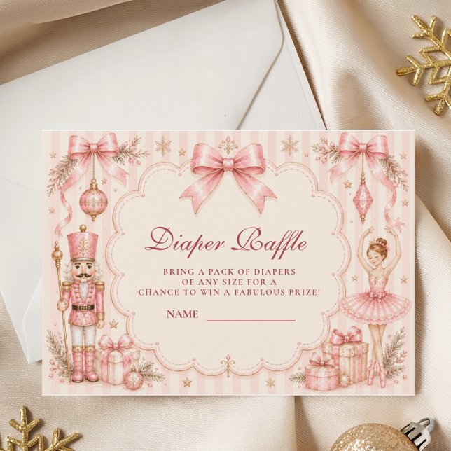 Whimsical Nutcracker Diaper Raffle Enclosure Card (Creator Uploaded)