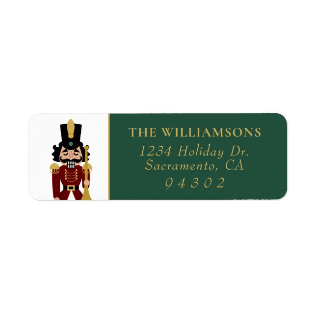 Whimsical Nutcracker in Green Label (Front)