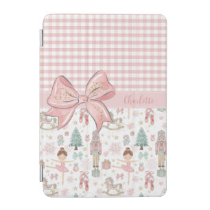 Whimsical Nutcracker Pastel Pink Christmas Ballet iPad Mini Cover