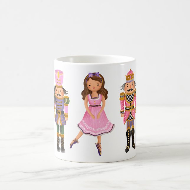 Whimsical Nutcracker Sugar Plum Fairy Clara Coffee Mug (Center)
