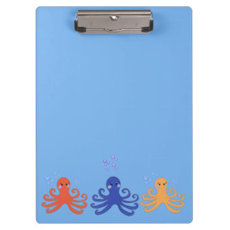 Whimsical Octopus Clipboard