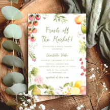 Whimsical Off the Market Bridal Shower Markers