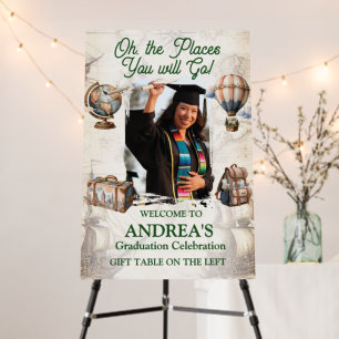 Whimsical Oh, The Places You Will Go Graduation Foam Board