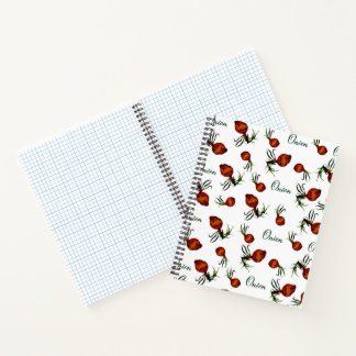 Whimsical Onion Pattern Notebook