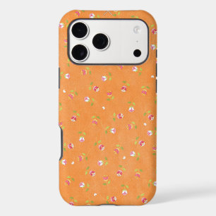 Whimsical Orange Tulip Design iPhone 17 Pro Max Case