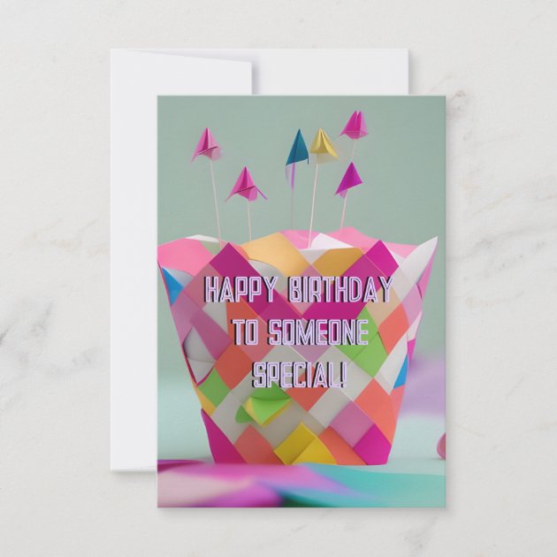 Handmade Birthday Cake Card for the special person in your life | eBay