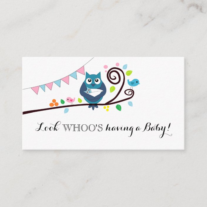 Whimsical Owl Baby Shower Invitation Zazzle Com