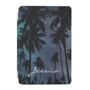 Whimsical Palm Trees and Starry Night Sky iPad Mini Cover