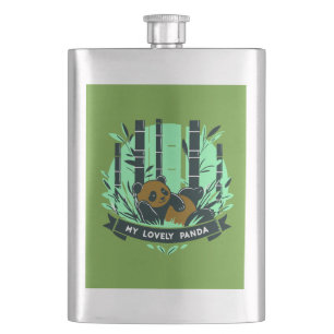 Whimsical Panda Gifts: Adorable Designs & Artwork Flask