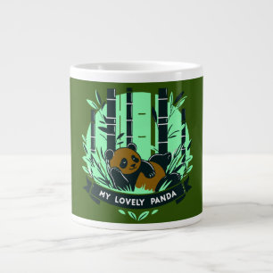 Whimsical Panda Gifts: Adorable Designs & Artwork Giant Coffee Mug