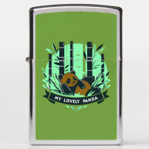 Whimsical Panda Gifts: Adorable Designs & Artwork  Zippo Lighter