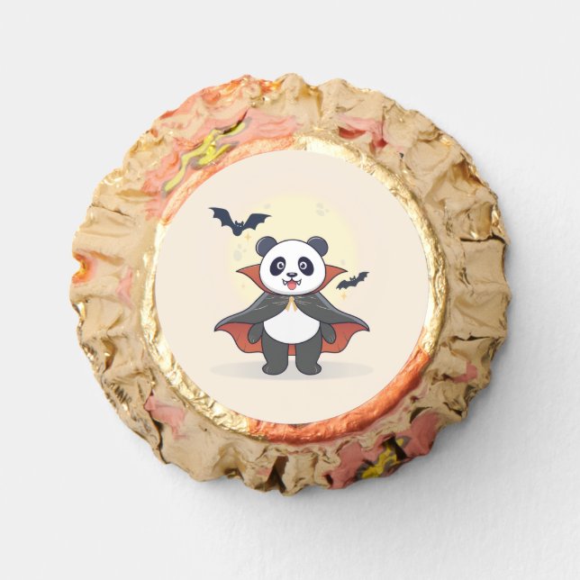Whimsical Panda Wizard with Magic Hat Reese's Peanut Butter Cups (Front)