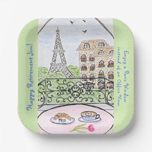 Whimsical Paris Eiffel Tower RETIREMENT