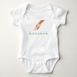 Whimsical Pastel Butterfly and Flowers Coffee Mug Baby Bodysuit