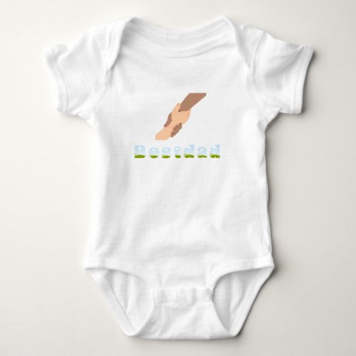 Whimsical Pastel Butterfly and Flowers Coffee Mug Baby Bodysuit