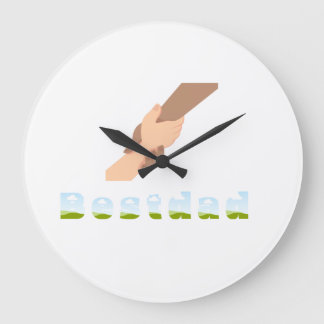 Whimsical Pastel Butterfly and Flowers Coffee Mug Large Clock