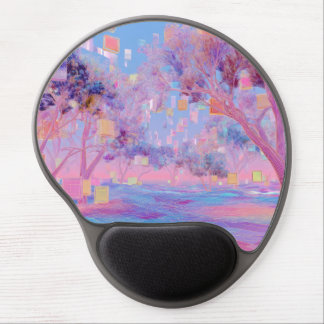 Whimsical Pastel Forest Dreamscape Mousepad