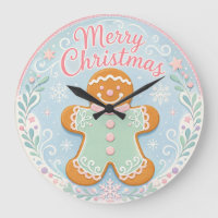Whimsical Pastel Gingerbread Man