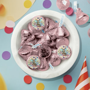 Whimsical Pastel Tabby Fairy Cat Floral Fantasy Hershey®'s Kisses®