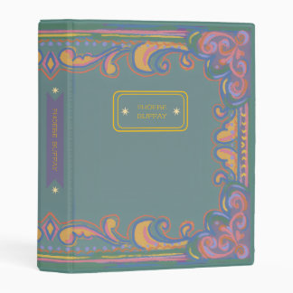 Whimsical Pastel Women's Avery Mini Binder