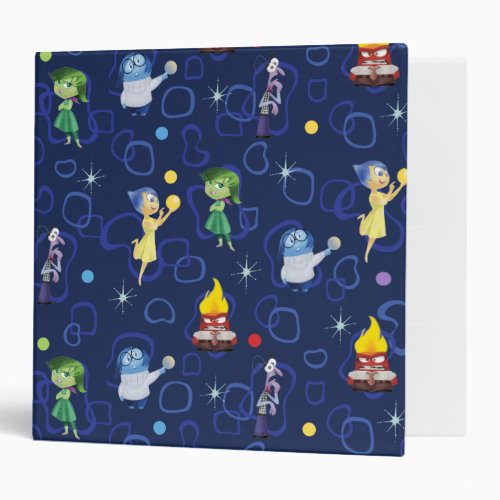 Whimsical Pattern 3 Ring Binder