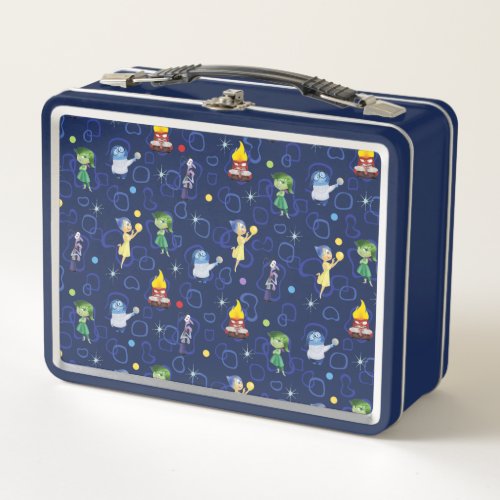 Whimsical Pattern Metal Lunch Box