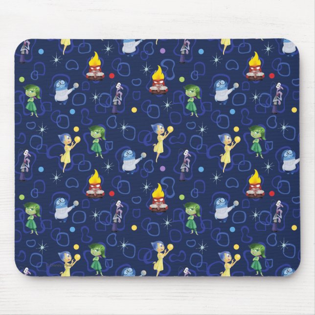 Whimsical Pattern Mouse Pad (Front)