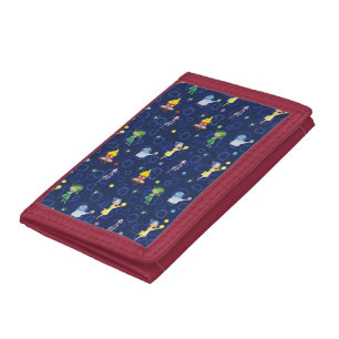 Whimsical Pattern Tri-fold Wallet