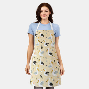 Whimsical Pelican Paradise Apron