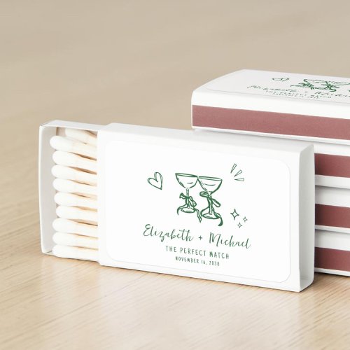 Whimsical Perfect Match Green Wedding