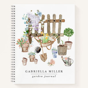 Whimsical Personalized Gardening Journal