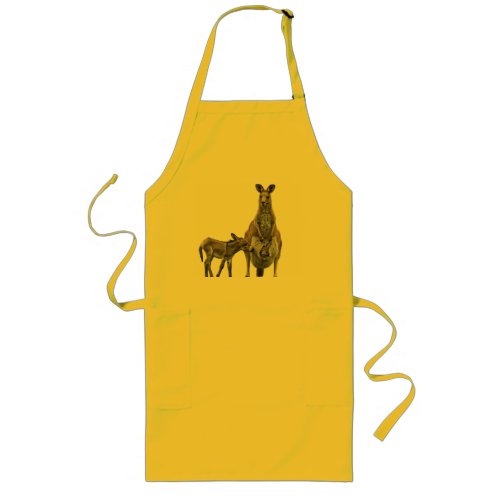 Whimsical Petting Zoo Long Apron