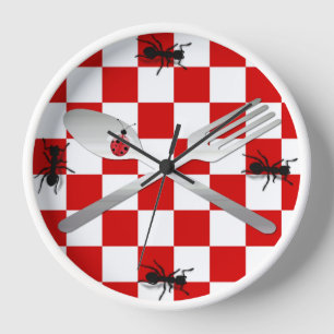 Whimsical Picnic Kitchen Wall Clock
