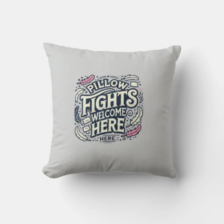 Whimsical Pillow Fights Design: Gentle Soft Color