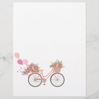 Whimsical Pink Bicycle