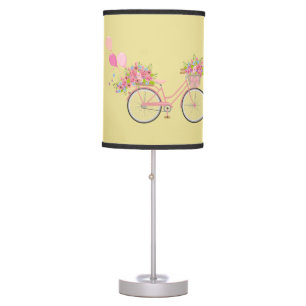 Whimsical Pink Bicycle Lamp