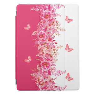 Whimsical Pink Butterfly  iPad Pro Cover