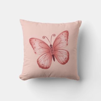 Whimsical Pink Butterfly