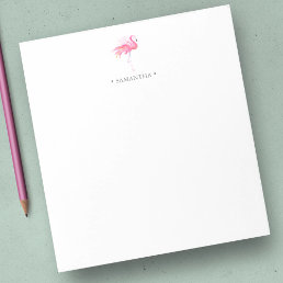 Whimsical Pink Flamingo Notepads