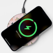 Whimsical Pink Gardening Printed Pattern Wireless Charger (Phone)