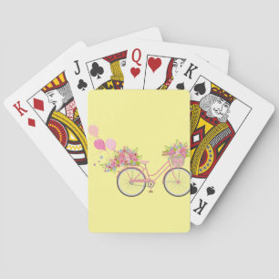 Whimsical Pink Poker Cards