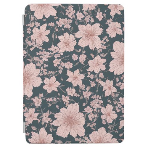 Whimsical Pink Sakura Pattern iPad Air Cover