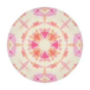 Whimsical Pink Star Girly Pattern Dopamine Decor Cutting Board