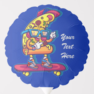 Whimsical Pizza Balloon
