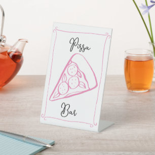 Whimsical Pizza Bar Sign