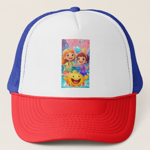 Whimsical Playground Trucker Hat