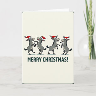 Whimsical Pony Christmas Card