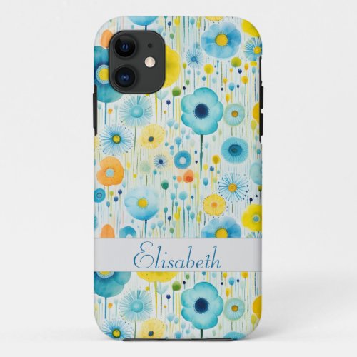 Whimsical Poppies Symphony iPhone 11 Case